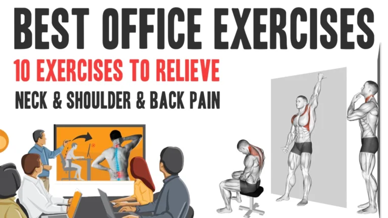 A 10-minute office workout to get rid of neck and back pain