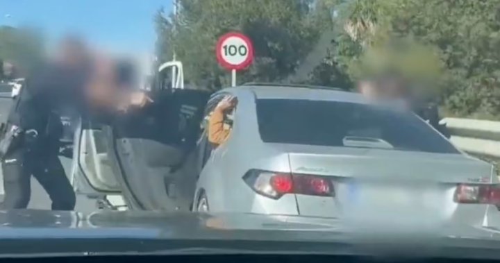 Spanish Police Rescue of a kidnapped man thanks to the steering wheel photo – National