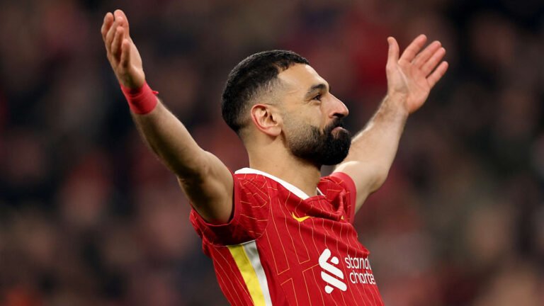 Muhammad Salah is equal to the scoring record of a person UTD legend with a milestone Anfield Goal