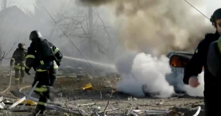 Ukraine accuses the Russian army of flying by an exploding drone to a nuclear plant in Chernobyl