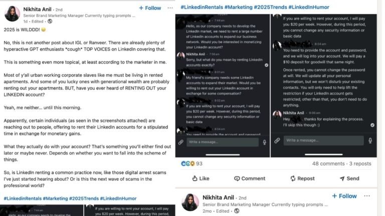 Warning of LinkedIn fraud! Bengaluru Professional offered money to the rental account, this is how a fraudulent scheme developed