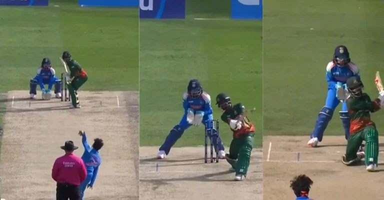 Indian prohibition [WATCH]: ‘Centurion’ Towhid Hridoy hits a sixth of the Ravindra Jadeja in Trophy Champians