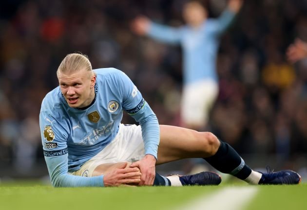 Pep Guardiola feared when Erling Haaaland injured