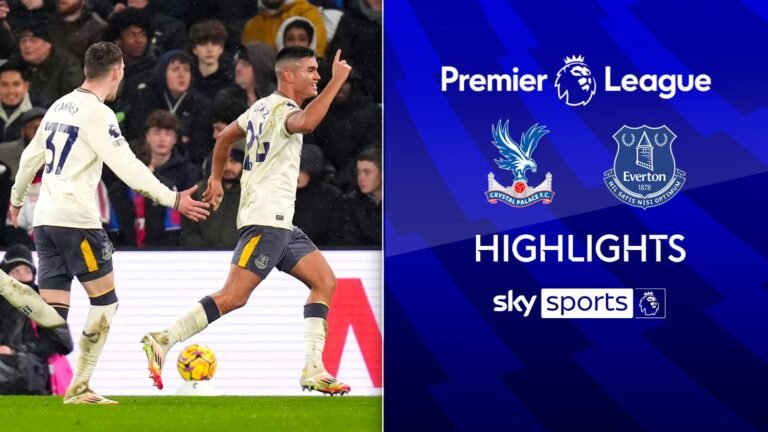 Everton rounds the excellent week with an impressive victory in the palace