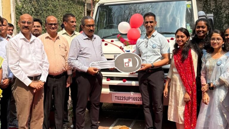 SPMCIL devotes a mobile dental delivery for free screening