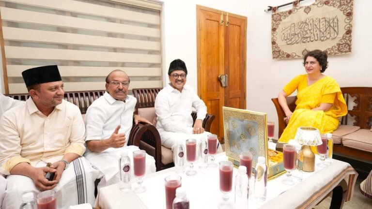 Thangal hosts iftar for Priyanka