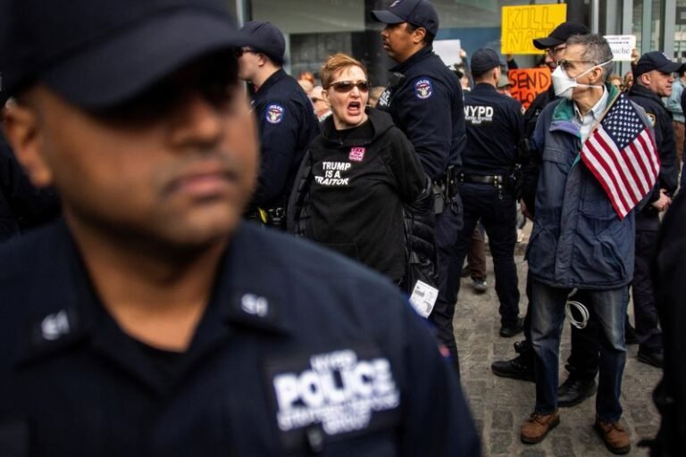 Nine arrested in New York Tesla Dealership as protests broke out against Musk