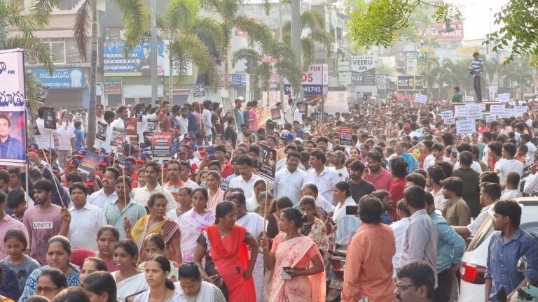 Christians organize a rally in Kakinada looking for justice for a pastor