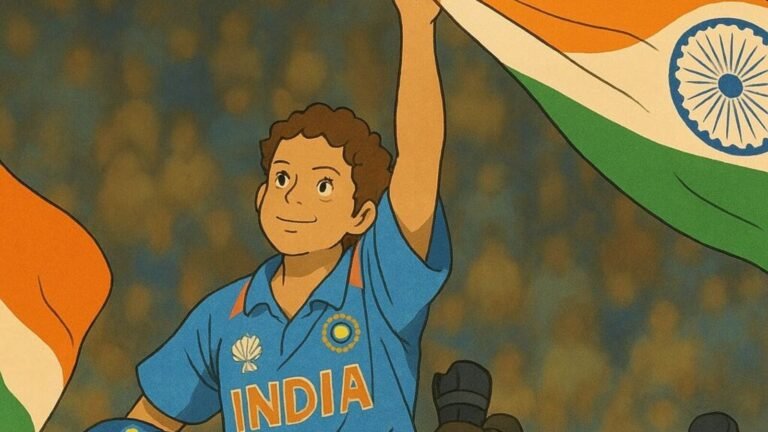 Sachin Tendulkar joined the trend of Ghibli, sparks nostalgia with AI generated World Championship 2011 Post: Look | Tech Word News