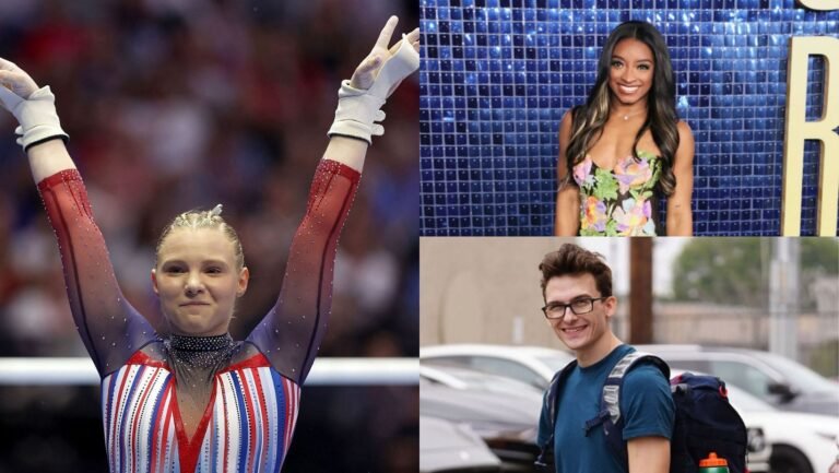 Simone Biles, Stephen Nedoroscik, Jordan Chiles, and others react as Jade Carey comes out as queer
