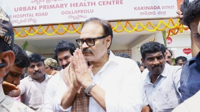 Nagababu inaugurates urban PHC, bus terminus in pithapuram