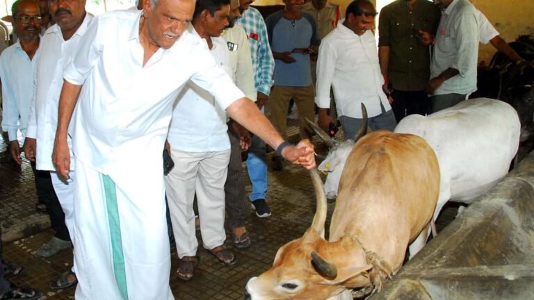 CPI leader objects accusations of the death of a cow in Goshale TTD