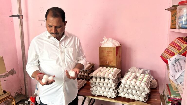 MLA expresses a turning point over the van of rotten eggs in Anganwadi centers in Anantapore