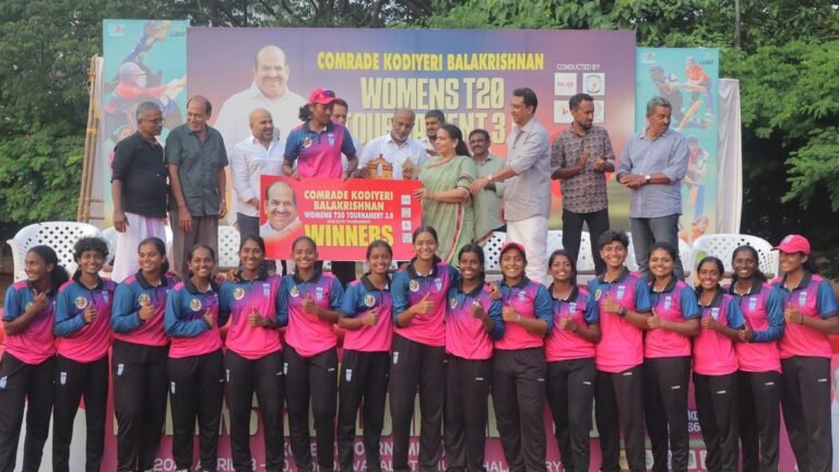 TRIVANDRUM ROYALS Clinch title in the female cricket tournament T20
