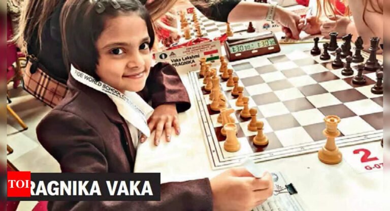 Pragnika Vaka, all 7, is already a world champion in chess! | Chess News – Tech Word News