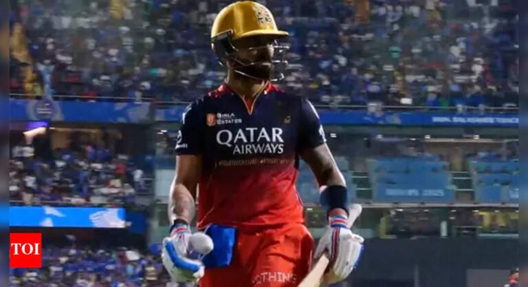 Virat Kohli breaks the bat, throws gloves in anger after the release of vs Indians Mumbai | Cricket news – Tech Word News