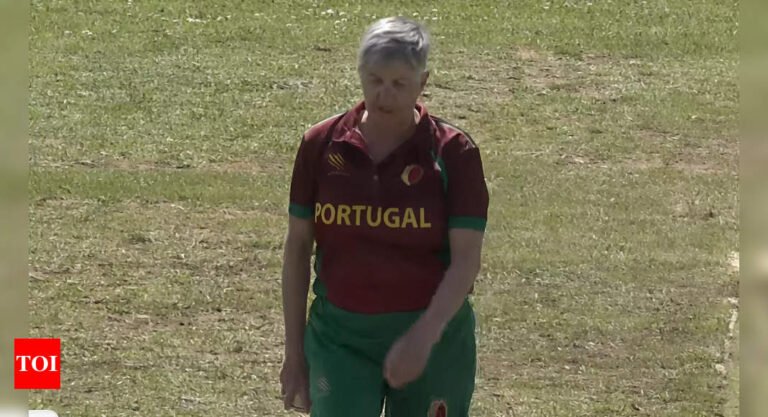 Age no barrier! 64-year-old Joanna Child makes his debut T20i for Portugal-the Times of India