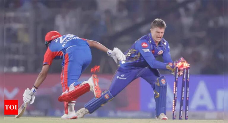 Three balls, three goals! Run -outs derail Delhi Capitals as Mumbai Indians Clinch Dramatic Victory – Tech Word News