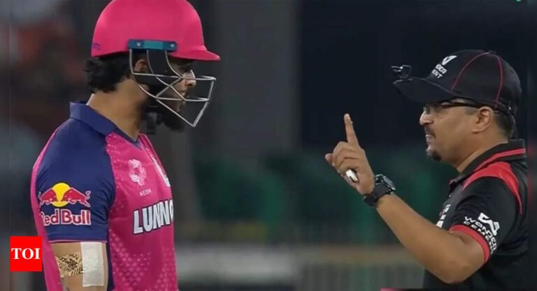Riyan Parag argues with the referee after the bat fails the test during the DC VS RR Clash in IPL 2025 – Watch | Cricket news – Tech Word News