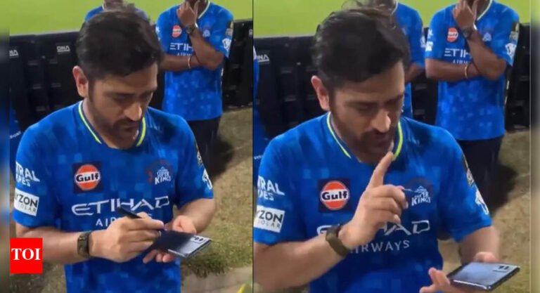 Follow: Mrs. Dhoni “Scomds” for the second application for autograph – Tech Word News