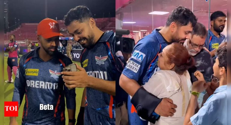 “Naji cry, just smile”: Nicholas Poorana is a heartfelt moment with mother Avesh Khan wins the heart – watch! | Cricket news – Tech Word News