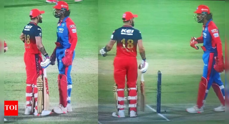 Virat Kohli and Kl Rahul Exchange Words during DC vs RCB Match | Cricket news – Tech Word News