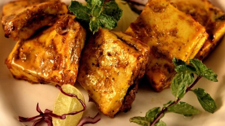What is a white cube on a plate? Mr.