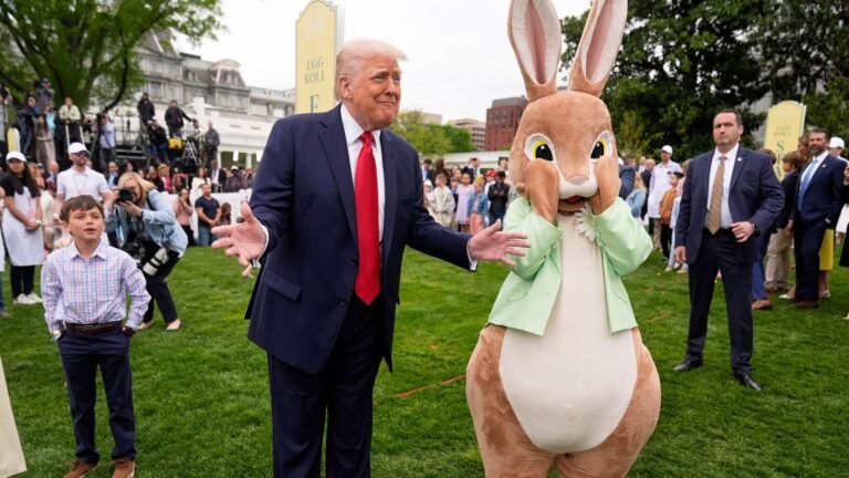Trump opens the White House Easter egg, says “We bring religion back” | Watch | The news today