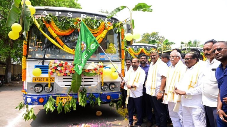 Ministers indicate two APSRTC buses from RepALle to Tirupati