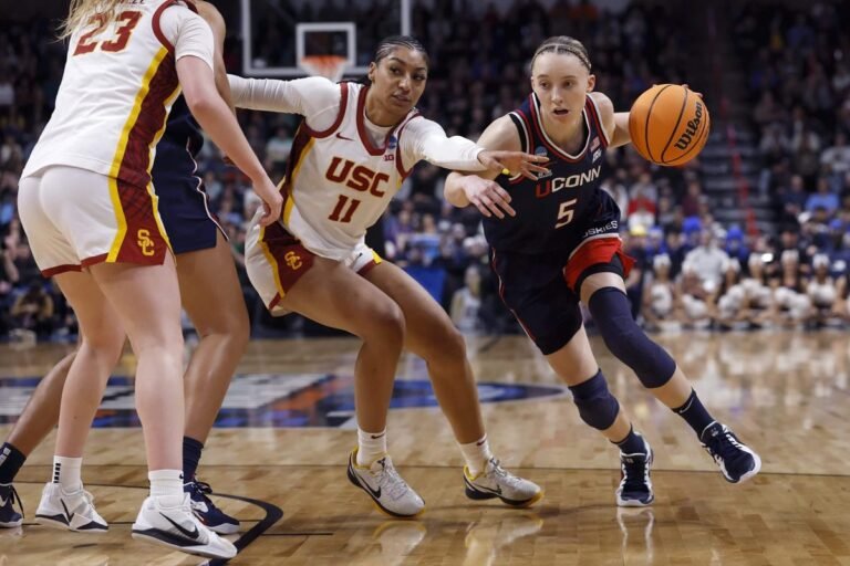 PAIGE BUECkers leads the big women March Madness TV Ratings in the Post-Caitlin Clark era