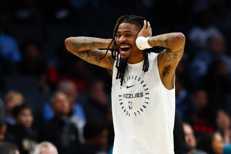 Ja Morant is going to gesture of grenade after NBA deposited All-Star for a 3-point finger celebration