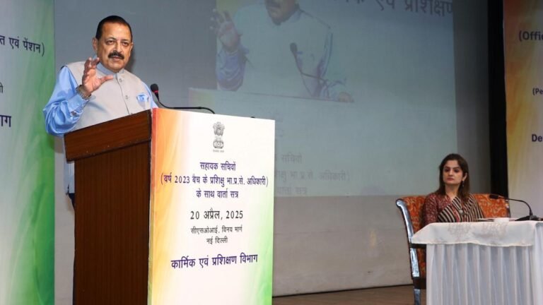 Historical Representation of Women in Civil Services: Minister of Trade Unions Jitendra Singh
