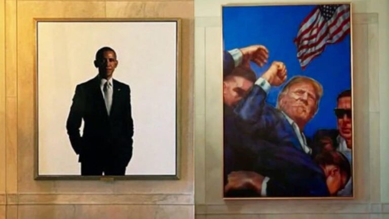 “Dictatorial energy”: Trump’s viral struggle, fight, fight “Photography is replaced by a portrait of Barack Obama in the White House | today news