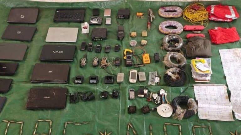 Chhattisgarh: £ 6 Lakh Cash, 11 notebooks, 50 kg of explosives obtained from Maoist hiding place in abhujmaad | The news today
