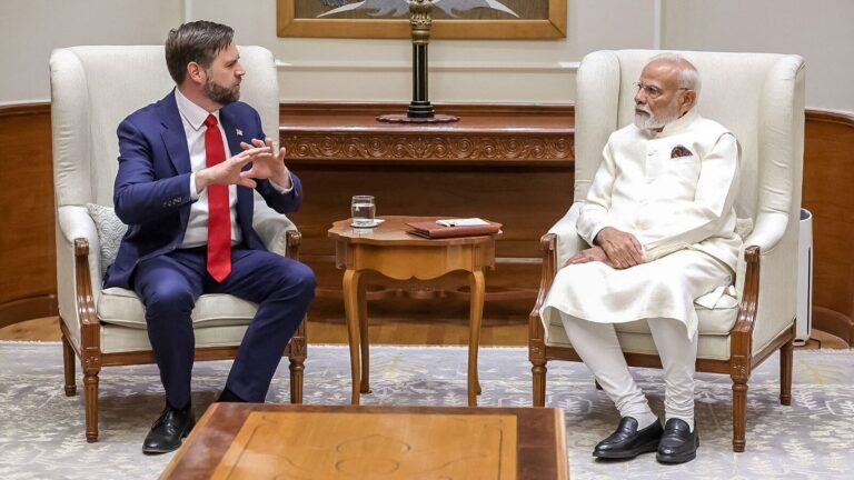 PM Modi meets the American vice -president of Vance, brings growing dynamics in bilateral ties The news today