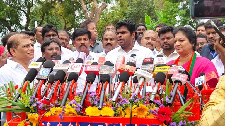 “In BJP, the leaders do not compete”: Annamalai retreats from Tamil over the party Chief Race Days after the Eps-Amit Shah Delhi | The news today