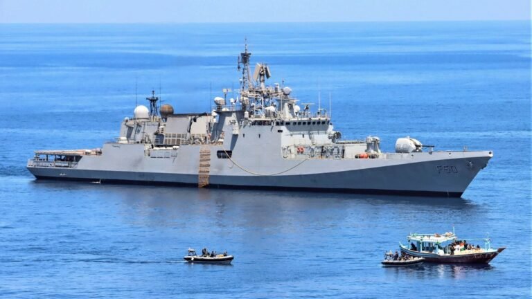 Ins Tarkash seizes 2,500 kg narcotics in the main Indian naval operation in the West Indian Ocean The news today