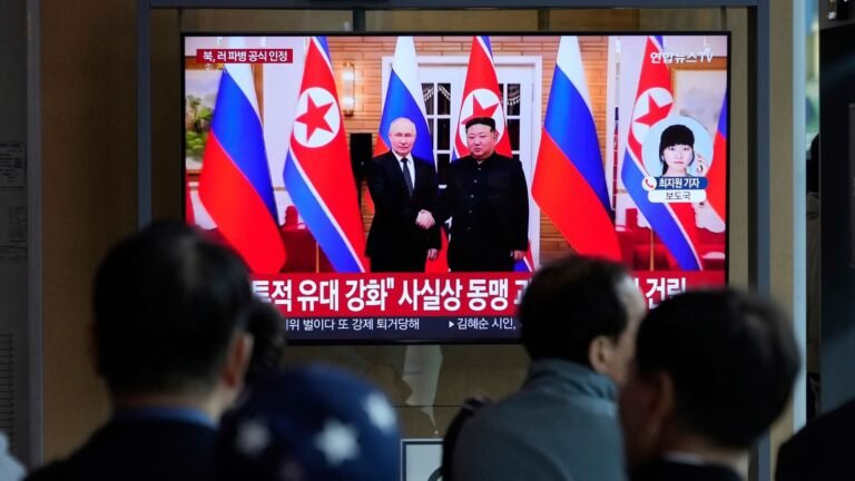 Vladimir Putin would like to thank North Korea for sending soldiers to fight Ukraine, saying “defending our homeland…” | The news today