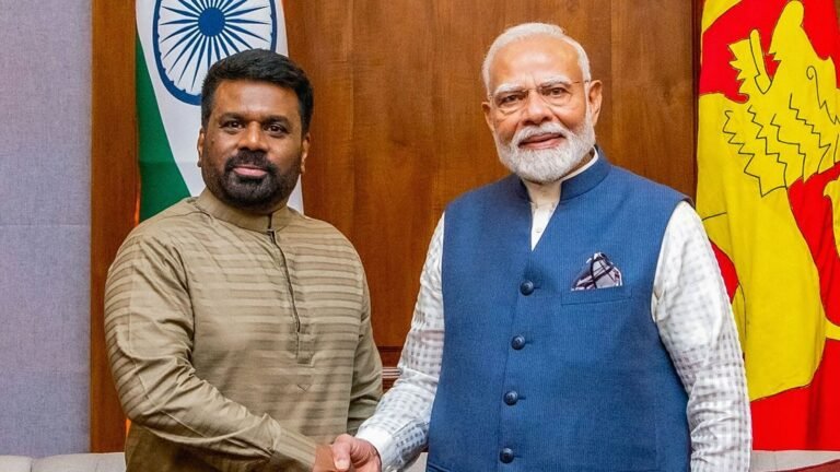 Ceremonial Welcome: PM Narendra Modi meets President Sri Lanka Anura Kumara Dissanayake in Colombo | In pictures The news today