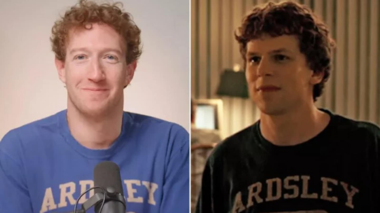 Mark Zuckerberg wears a cult T -shirt from the “social network”, reveals that it got it in the auction | The news today