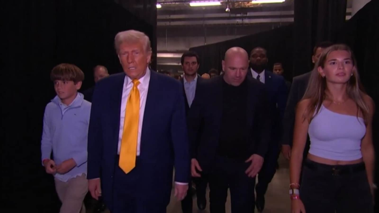 Trump Squad Kash Patel, Elon Musk, Tulsi Gabbarard take part in UFC 314 fighting? Netizens say “good use of tax money” The news today