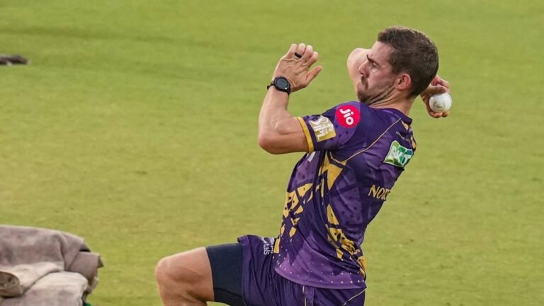 PBKS VS KRKR: Anrich Nortje debuts Kolkata, Josh Inglis in for Marcus Stoinis