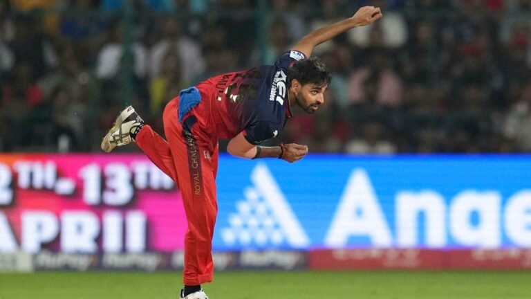BHUVNESHWAR KUMAR RCB forgot about lifting the ban on saliva: use it vs pbks