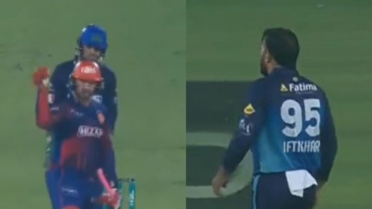 Colin Munro is accused by Iftikhar Ahmad of Chucking in PSL, players get into the heated argument