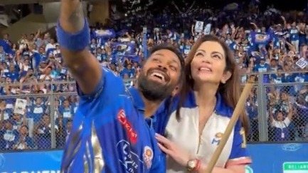 Watch: Hardik Pandya, Nita Ambani Snap Special Selfie with School Children in Wankhede
