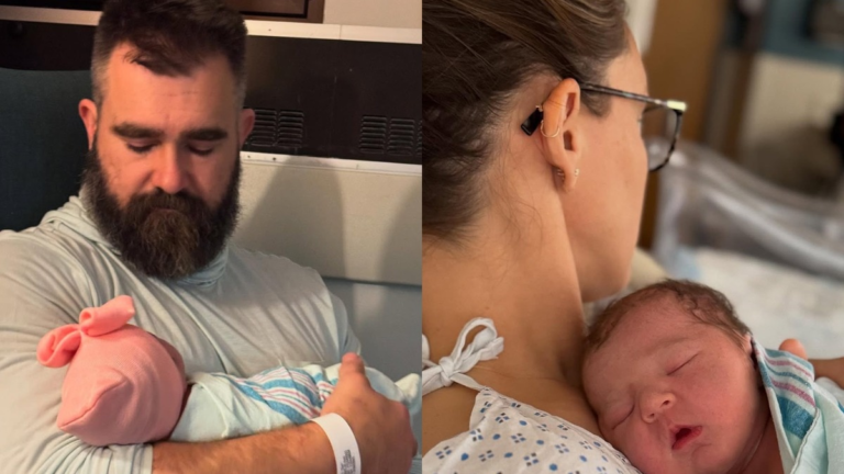 Whoope, there is! Jason and Kylie Kelce welcome little girl no. 4
