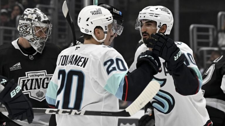 NHL: Kraken Edge Out Kings in Thriller 2-1 Showdown