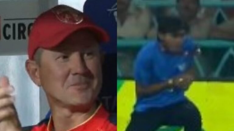 Watch: Ball Boy takes a stunning catch in LSG vs pbks, impress ricky ponting