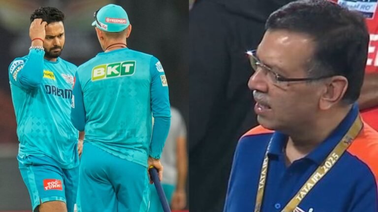Owner LSG Sanjiv Goenka in Intensive discussion with Rishabh Pant after loss of PBKS