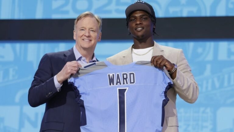 NFL: CAM WARD goes No. 1 on Titans as Travis Hunter Shocks NFL Draft with Jaguars Trade